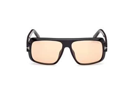 Sonnenbrille Tom Ford FT1101 01E Flat Top Schwarz