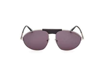 Sonnenbrille Tom Ford FT1095 14A Pilot Silber