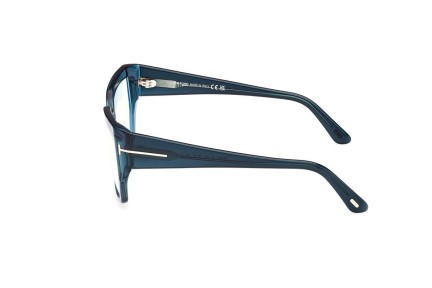 Brillen Tom Ford FT5951-B 092 Quadratisch Blau