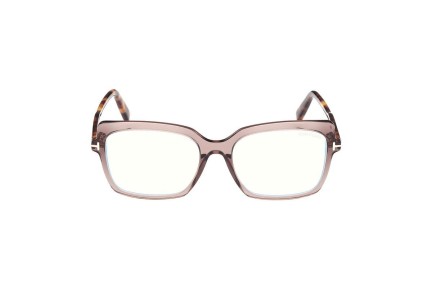 Brillen Tom Ford FT5947-B 048 Quadratisch Braun