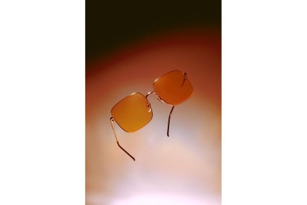 Sonnenbrille OiO by eyerim Nova Gold Yellow Quadratisch Gold