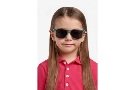 Sonnenbrille Polaroid Junior PLD8058/S 1ED/M9 Polarized Rechteck Grün