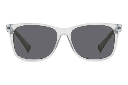 Sunglasses Polaroid Junior PLD8058/S KB7/M9 Polarized Rechteck Grau