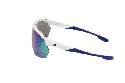 Sonnenbrille Adidas Sport SP0093 21Q Monoscheibe | Shield Weiß