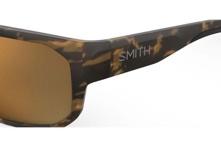 Sonnenbrille Smith ARVO B0Q/QE Oval Havanna