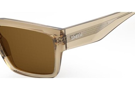 Sonnenbrille Smith LINEUP HAM/L5 Polarized Rechteck Beige