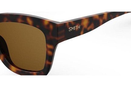 Sunglasses Smith SWAY 086/L5 Polarized Rechteck Havanna