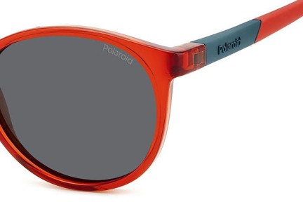 Sunglasses Polaroid Junior PLD8059/S C9A/M9 Polarized Rund Rot