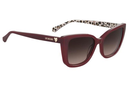 Sonnenbrille Love Moschino MOL073/S WGX/HA Rechteck Rot