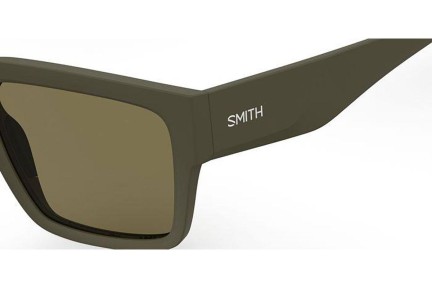 Sonnenbrille Smith LINEUP B59/L7 Polarized Rechteck Grün