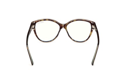 Brillen Tom Ford FT5954-B 055 Cat Eye Havanna