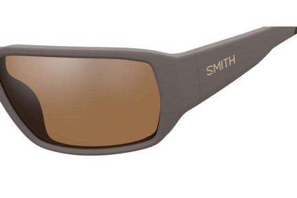 Sunglasses Smith HOOKSET 79U/L5 Polarized Rechteck Braun