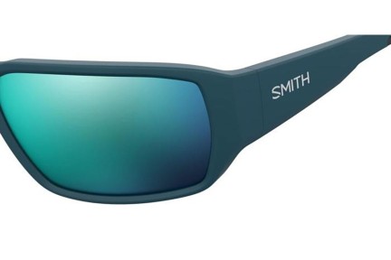 Sunglasses Smith HOOKSET FJM/QG Polarized Rechteck Blau