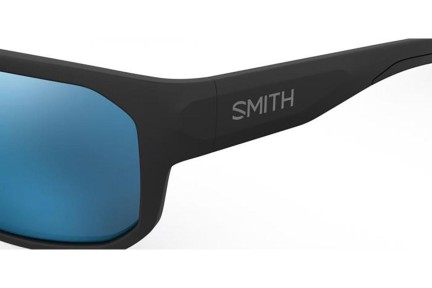 Sunglasses Smith ARVO 01T/QG Polarized Oval Schwarz