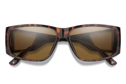 Sunglasses Smith MONROEPEAK 086/L5 Polarized Rechteck Havanna