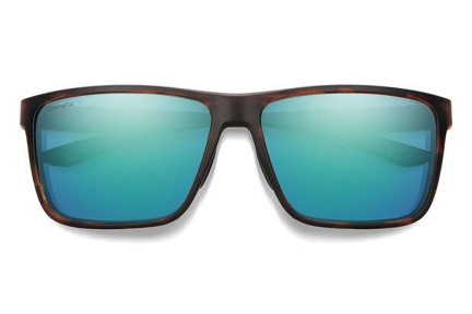 Sunglasses Smith RIPTIDE/S N9P/QG Polarized Rechteck Havanna