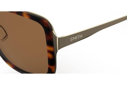 Sonnenbrille Smith AVELINE 086/L5 Polarized Quadratisch Havanna