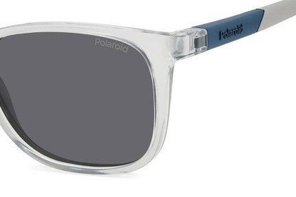 Sunglasses Polaroid Junior PLD8058/S KB7/M9 Polarized Rechteck Grau