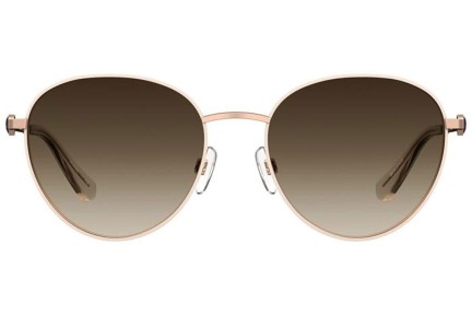 Sunglasses Love Moschino MOL074/S PY3/HA Rund Gold