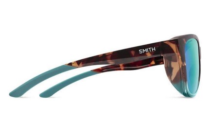 Sonnenbrille Smith SHOAL LJT/QG Polarized Rund Havanna