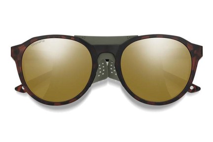 Sonnenbrille Smith VENTURE N9P/QE Rund Havanna