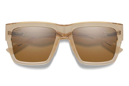 Sonnenbrille Smith LINEUP HAM/L5 Polarized Rechteck Beige