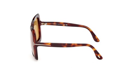 Sonnenbrille Tom Ford FT1156 52E Rechteck Havanna