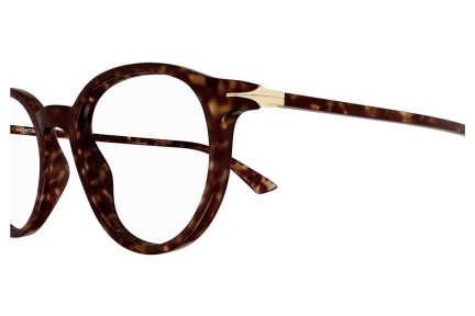 Glasses Mont Blanc MB0340O 002 Rund Havanna