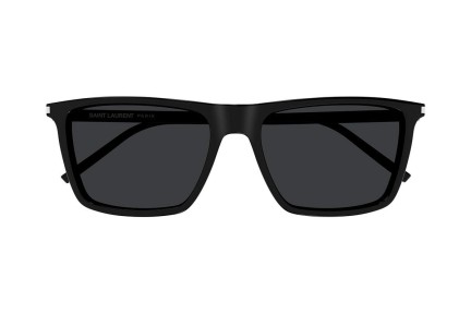 Sonnenbrille Saint Laurent SL668 001 Rechteck Schwarz