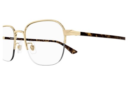 Glasses Mont Blanc MB0341O 002 Rechteck Gold