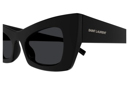 Sunglasses Saint Laurent SL702 001 Cat Eye Schwarz