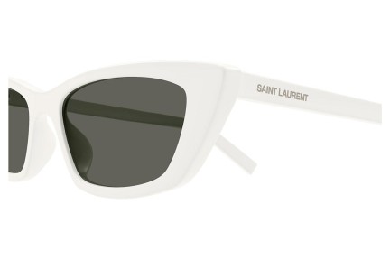 Sonnenbrille Saint Laurent SL277 011 Cat Eye Weiß