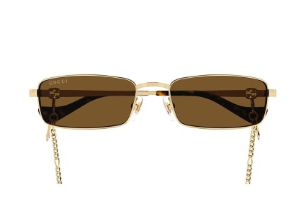 Sonnenbrille Gucci GG1600S 002 Quadratisch Gold