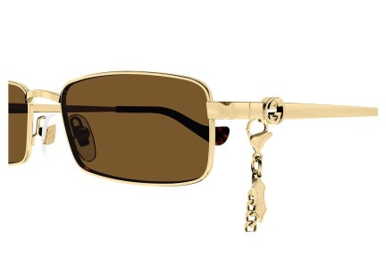 Sonnenbrille Gucci GG1600S 002 Quadratisch Gold