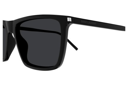 Sonnenbrille Saint Laurent SL668 001 Rechteck Schwarz