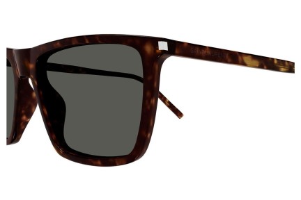 Sonnenbrille Saint Laurent SL668 002 Rechteck Havanna