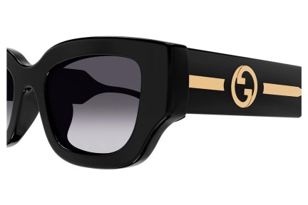 Sonnenbrille Gucci GG1558SK 001 Quadratisch Schwarz