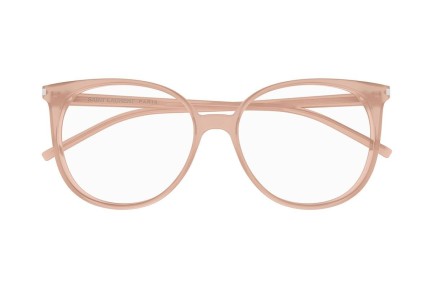 Glasses Saint Laurent SL39 009 Rund Orange