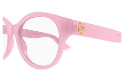 Glasses Gucci GG1580O 004 Rund Rosa