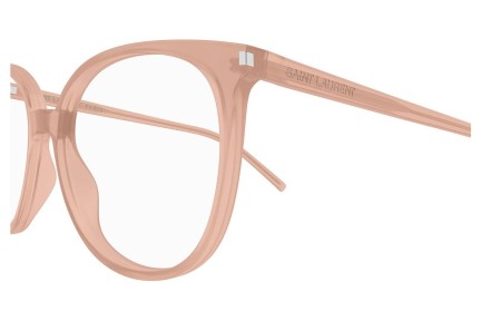 Glasses Saint Laurent SL39 009 Rund Orange