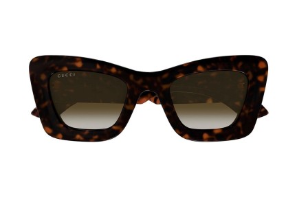 Sunglasses Gucci GG1552S 002 Cat Eye Havanna