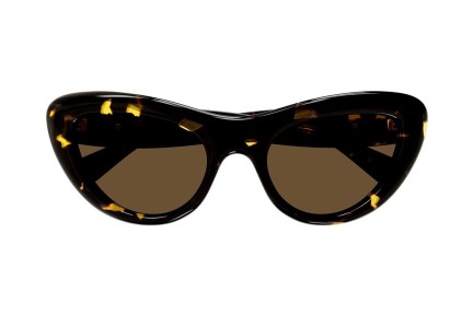 Sonnenbrille Bottega Veneta BV1282S 002 Cat Eye Havanna