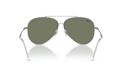 Sonnenbrille Ray-Ban Aviator Reverse x Lenny Kravitz RBR0101S 003/30 Pilot Silber