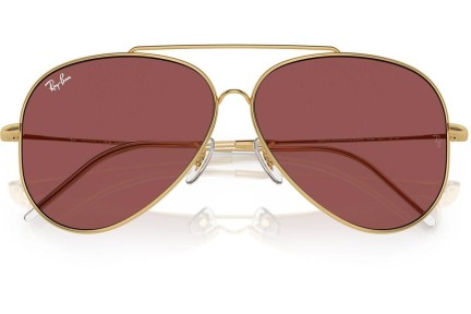 Sonnenbrille Ray-Ban Aviator Reverse RBR0101S 001/69 Pilot Gold