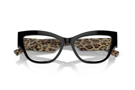 Glasses Dolce & Gabbana DG3378 3299 Cat Eye Schwarz