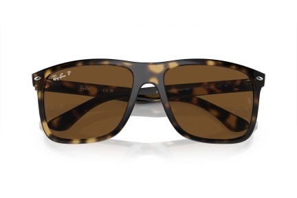 Sonnenbrille Ray-Ban Boyfriend Two RB4547 710/57 Polarized Quadratisch Havanna