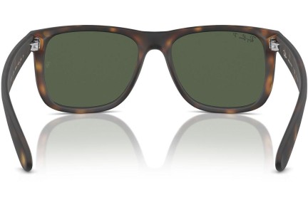 Sonnenbrille Ray-Ban Justin RB4165 865/9A Polarized Quadratisch Havanna