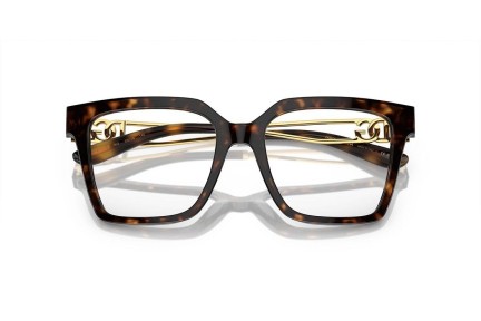 Glasses Dolce & Gabbana DG3376B 502 Quadratisch Havanna