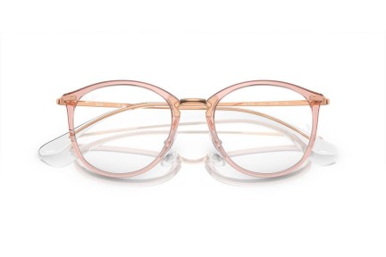 Brillen Ray-Ban RX7140 8335 Rund Rosa