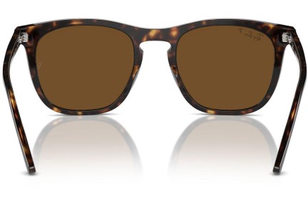 Sonnenbrille Ray-Ban RB2210 902/57 Polarized Quadratisch Havanna